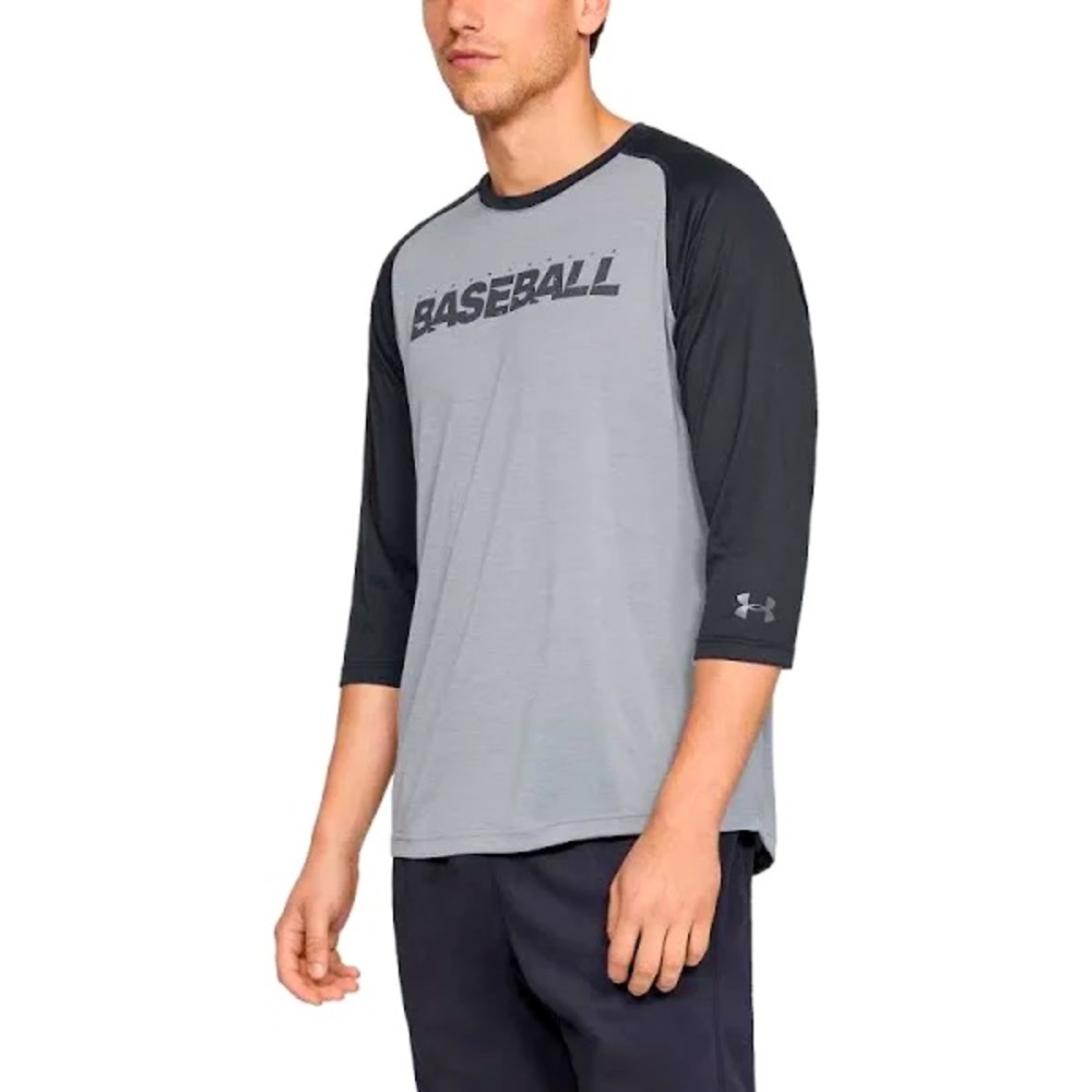 Men’s UA Under Armour Baseball 3/4 sleeve T shirt Medium